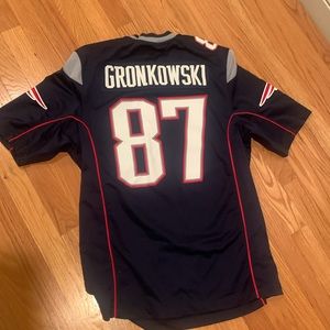 Official NFL Nike jersey Size M New England Patriots 87 Gronkowski